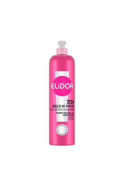 Elidor 7/24 Şekillendirici Saç Bakım Kremi Güçlü ve Parlak 240 ml