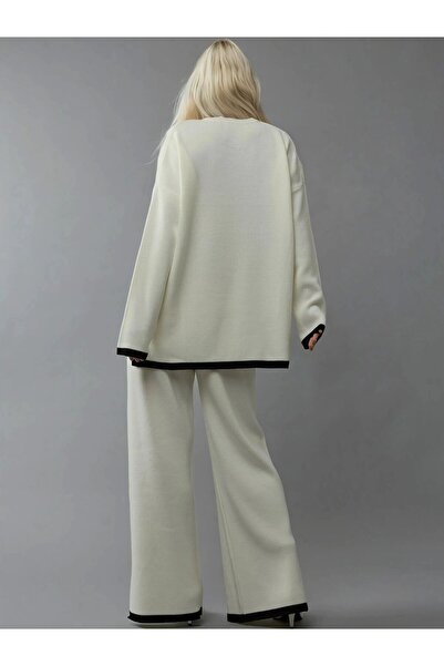 Hiccup طقم تريكو من سترة وبنطلون واسع الساق