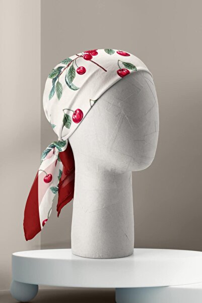 Modabutik E25 Cherry Patterned Bandana