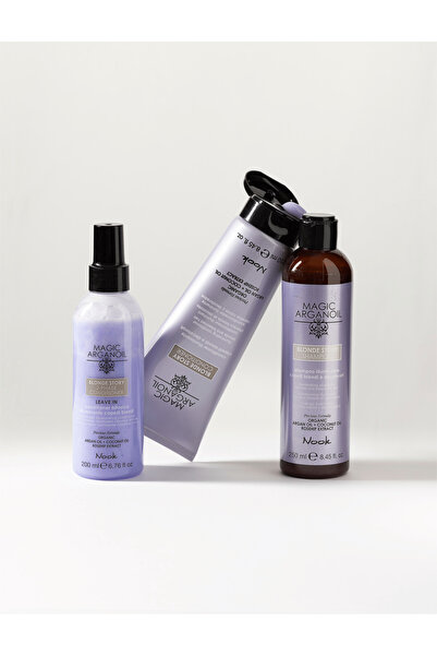 Nook Blonde Story Sarı Gri Saçlar İçin Sülfatsız Argan & Kuşburnu Özlü Renk Koruyucu Mor Şampuan 1000ml