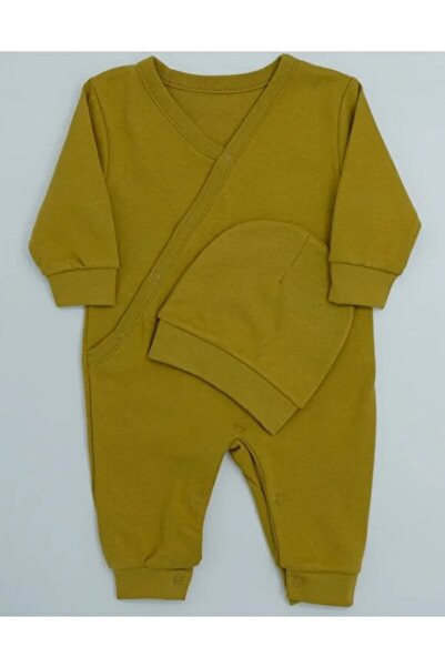 HappyMom Long Sleeve Snap Fastener Double-breasted Kimono Jumpsuit