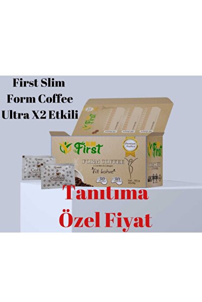 fırst slim 2X Etkili Kahvesi Form Diyet Detox Fit Kahve 30 şaset