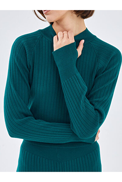 LC Waikiki Γυναικείο πλεκτό πουλόβερ με μισό ζιβάγκο