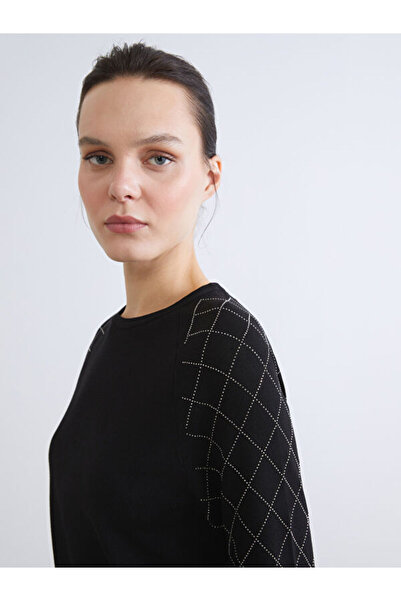 LC Waikiki Pulover de tricotaj pentru damă cu gât roșu