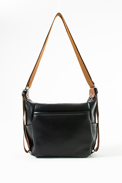 Sanmorris Women's 4-Compartment Faux Soft Leather Shoulder and Backpack