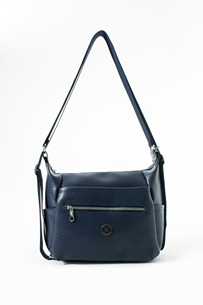 Sanmorris Women's 4-Compartment Faux Soft Leather Shoulder and Backpack