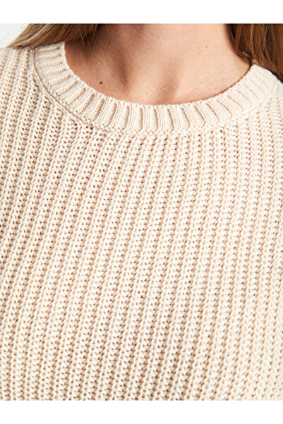 LC Waikiki Crew neck solid long sleeve women knitwear sweater