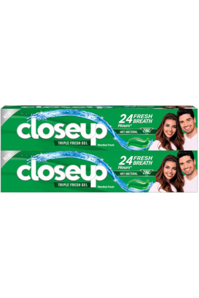 Closeup كلوس اب معجون اسنان 2*75مل انتعاش يدوم الاخضر عرض