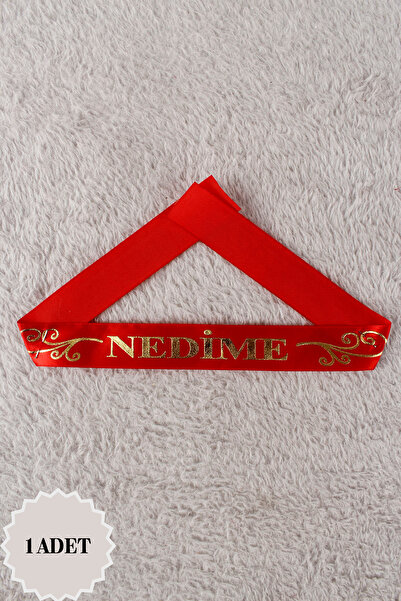 Mortex Kırmızı Nedime Kol Kurdele Bileklik 1 Adet - Kına, Düğün, Söz, Nişan, ...