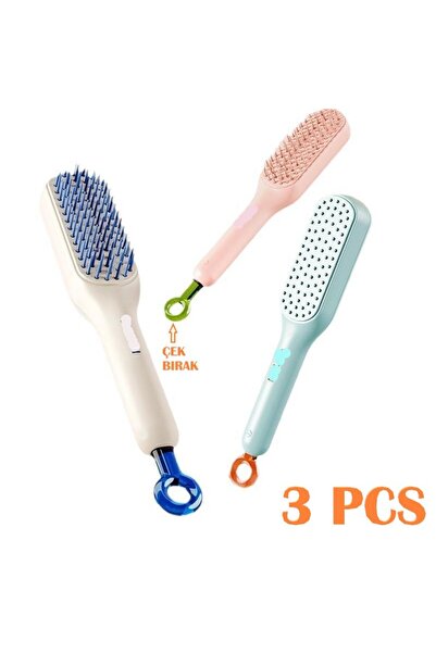 SİNKA Češalj za kosu, antistatički, automatsko čišćenje, praktičan (3 komada)...