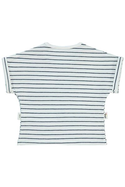 Civil Baby Line Print 6-18 Months T-Shirt - White 6-9 Months