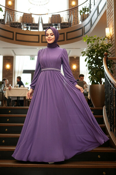 Neva Style Баллонный рукав Лила Тесеттур Вечернее платье 22040