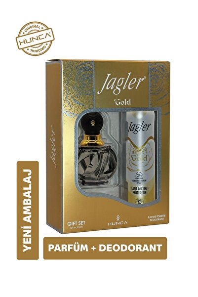 Jagler Gold Kadın Parfüm Seti ( Parfüm Edt 60 ml Deodorant 150 ml )