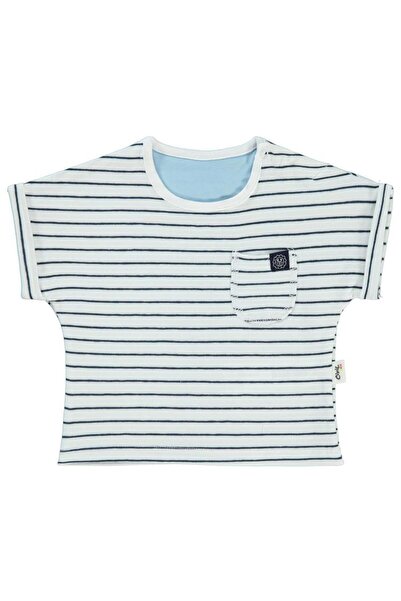 Civil Baby Line Print 6-18 Months T-Shirt - White 6-9 Months