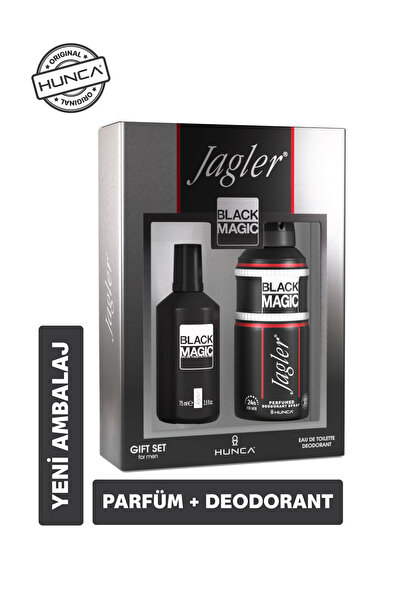 Jagler Black Magic Erkek Parfüm Seti ( Parfüm Edt 75 ml Deodorant 150 ml )
