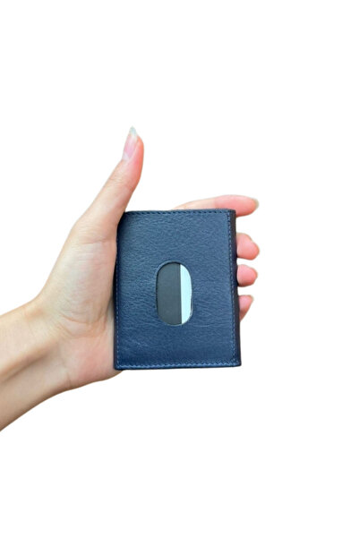 MFT Leather Design محفظة رجالية من الجلد الطبيعي – بسيطة، مع اسم مكتوب عليها ...