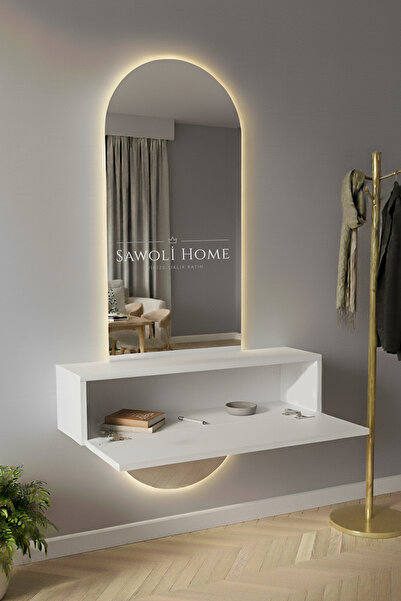 Sawoli Home Lotus Dresuar 80 cm Beyaz ( Aynasız)
