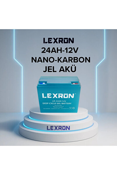 Lexron 12V 24AH DEEP CYCLE JEL AKÜ