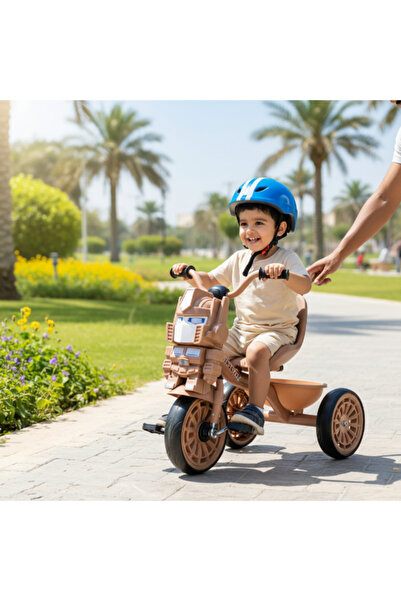 Family Center دراجة ثلاثية العجلات للأطفال مع موسيقى وأضواء وسلة خلفية 25-601BR