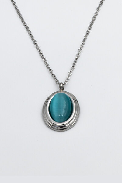 Limosse Jewelry Zenith Blue Stone Silver Necklace