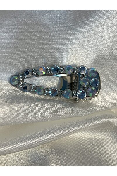 CEY ACCESSORY Crystal Stone Clip Buckle - Silver