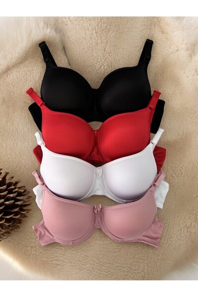 Kerem Giyim Жіночий м'який (з підтримкою) комплект бюстгальтерів для відновлення з 4-х частин