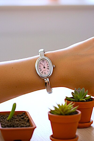 Neorney Kelepçe Kordonlu Zarif Her Bileğe Uygun Kadın Kol Saati (18 Cm Kordon...