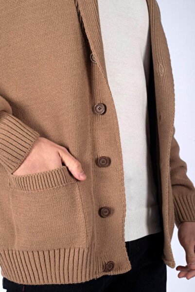 Lee Cooper Ανδρική ζακέτα - Brıce Camel