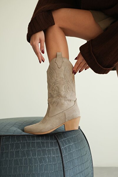 MODAADAM Жіночі ковбойські чоботи Meloni - норка