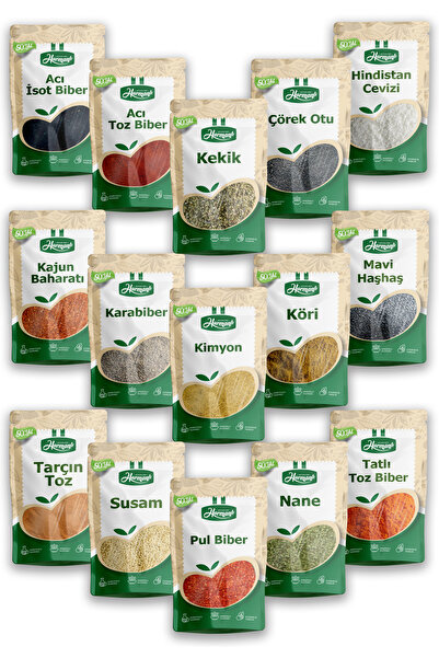 Harmanlı Baharat Mega Baharat Paketi Ekonomik - 15 Adet
