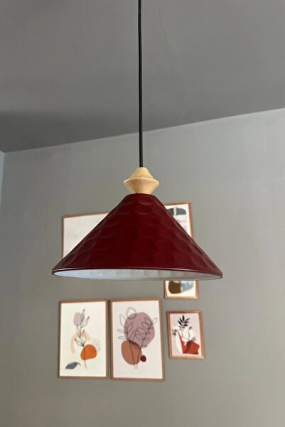 Bamyum Rumy Vişne Çürüğü Tekli Avize Küçük Q Başlık Sarkıt Ofis Showroom Salon Mutfak Avizeleri