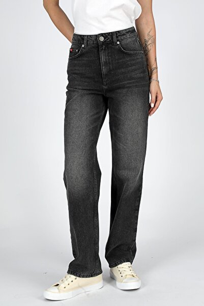 Lee Cooper Γυναικείο τζιν παντελόνι Diana με ψηλόμεσο κορδόνι κανονικής κοπής, ίσιο πόδι, 100% βαμβάκι Rosada Acid