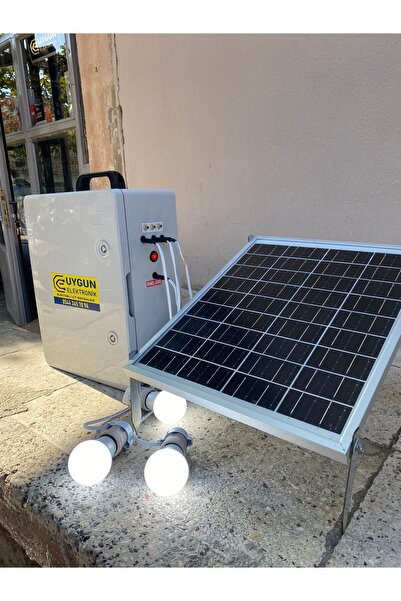 Uygun TAŞINABİLİR GÜNEŞ PANELLİ AKÜLÜ HIGH POWER IŞIK-TELEFON ŞARJ İSTASYONU