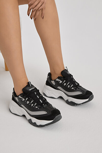 Tonny Black Kadın Siyah Beyaz Spor Ayakkabı Tb7040