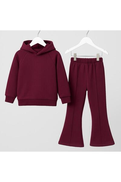 Hilal Akıncı Kids Girl child 3 thread s Fleece-Lined comfortable fit tracksuit set