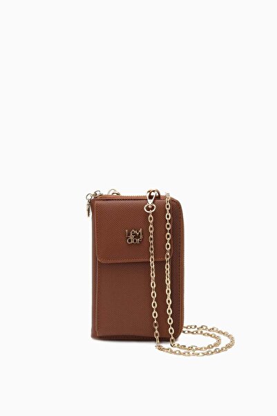 Levidor Multifunctional Tan Wallet with Phone Compartment - 0057c150