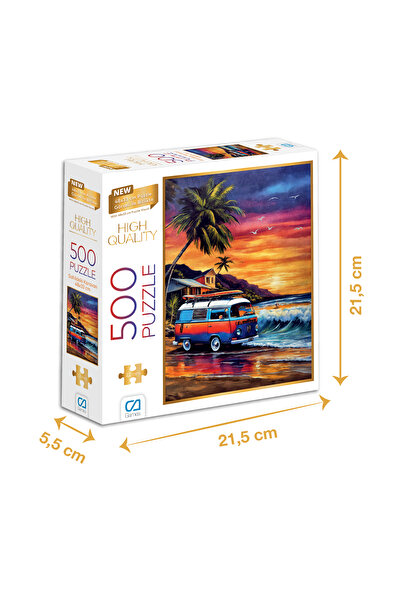 CA Games لغز الكرفان على الشاطئ 500 قطعة