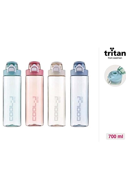 Gıpta Matara (Suluk) Kilitli 700 Ml Tritan 4 Renk