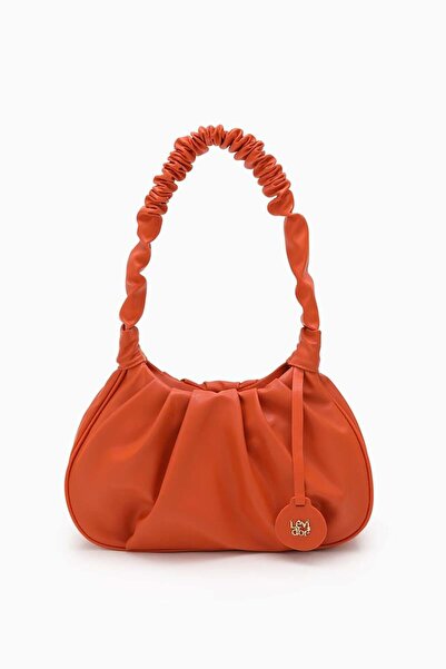 Levidor Büzgülü Kol Çantası - Turuncu