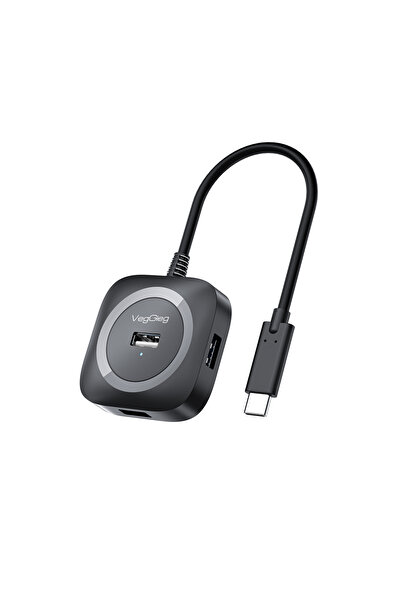 Veggieg 4 Portlu Type-C to USB 3.0 Çoklayıcı Hub