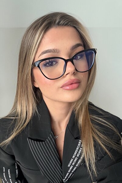 REN EYEWEAR Harmony Vision Black Cat Eye Formulated Blue Light Protection Women's Glasses Popular Transparent Screen Glasses