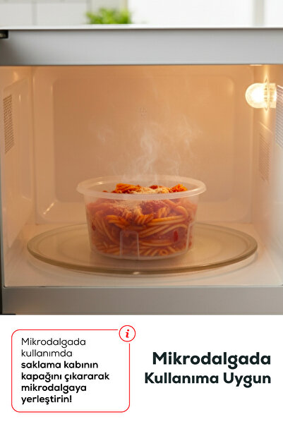 Vienev 6 Pieces 650 ml Round Multi-Purpose Storage Container Set Green