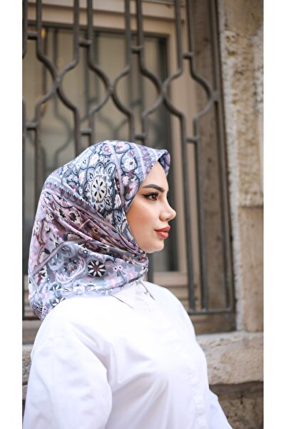 efdal şal eşarp Jade Pattern Imported Cotton Scarf