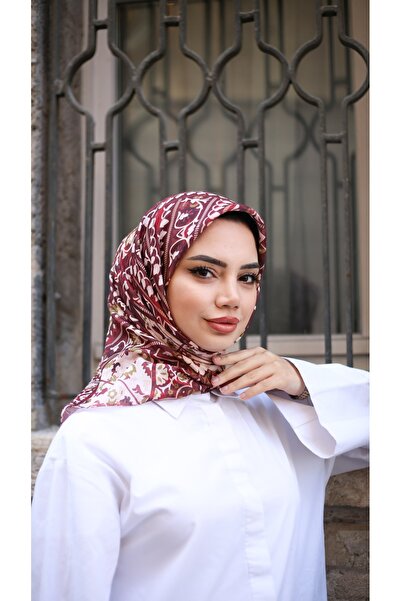 efdal şal eşarp Jade Pattern Imported Cotton Scarf