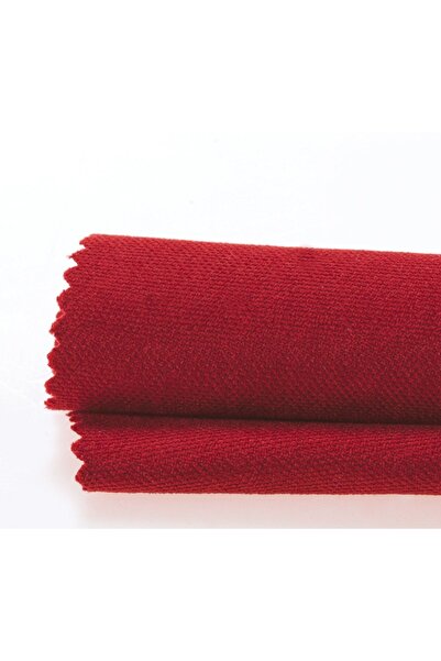Demor Home Velvet Textured Extrafor Gathered Saltanat Red High Quality Fund Curtain Single Wing
