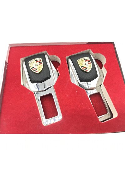 INGENIO Porsche Chrome Leather Belt Sound Canceller / Blocker Set of 2 in a box