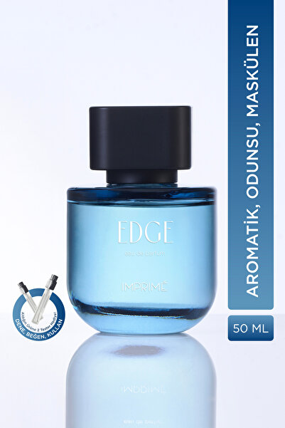 Imprime Edge Edp Men's Perfume 50ml |   Aromatic & Woody |   Bergamot, Lemon, Pink Pepper, Lavender, Amber, Musk