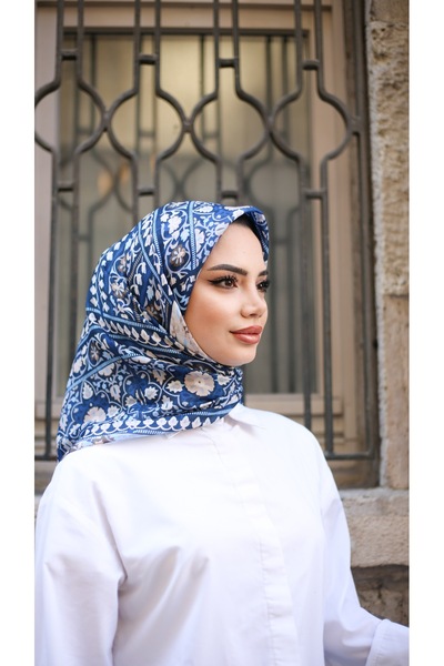 efdal şal eşarp Εισαγόμενο βαμβακερό κασκόλ με σχέδιο νεφρίτη