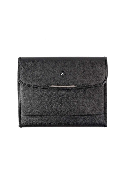 Önder Black Moscow Briefcase with Magnet Cover