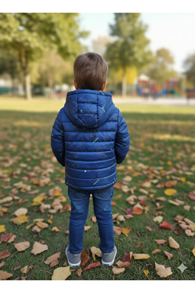 DUBLİNO KİDS НОВИЙ ДРУКОВАНИЙ ВОДО- ТА ВІТРОЗАХИСНИЙ КАПЮШОН ДЛЯ ХЛОПЧИКІВ